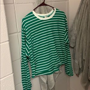 Long sleeve cropped top